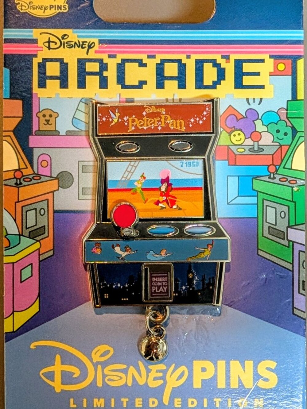 Disney Pin Peter Pan Limited Edition 4000 Arcade